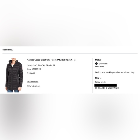 Canada Goose Down Jacket - Picture 6 of 7